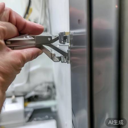 安装消毒柜支架,牢固固定