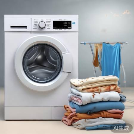 洗衣预处理,选程序晾晒