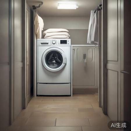洗衣机摆宽敞处