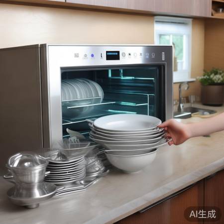 “消毒柜，餐具卫生守护者”