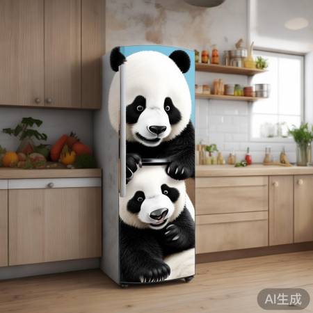 熊猫冰箱,北欧风熊猫控必备