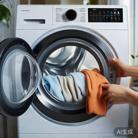 滚筒洗衣机,一次洗净,智能省力