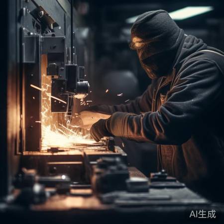 小偷巧开保险柜