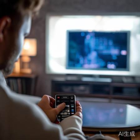 电视声音忽大忽小，检查遥控器。