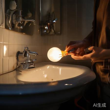 马桶灯坏了,需检查更换