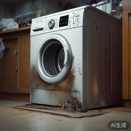 洗衣机轴承磨损，需清洗或更换