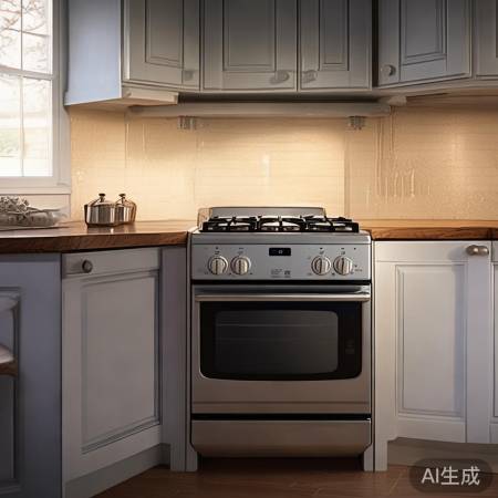 厨房角落安装燃气灶