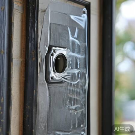 猫眼隐患，巧遮挡保安全