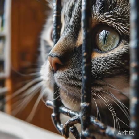 美观猫眼防护网，通风无忧