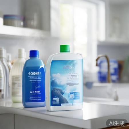 选泡沫少洗衣剂