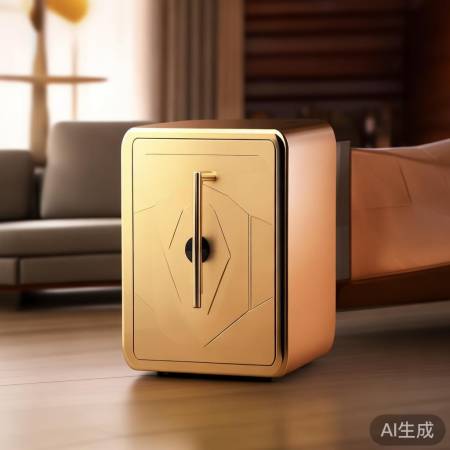 轻奢迷你保险柜，时尚质感家居配