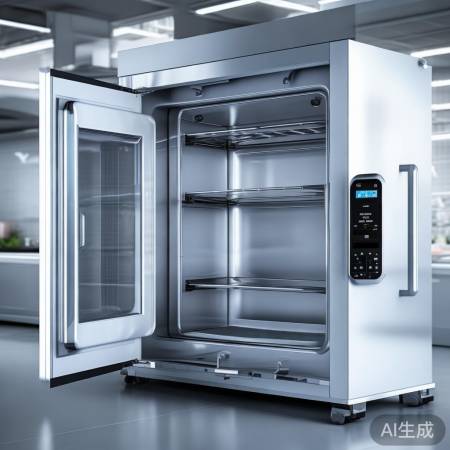 “智能消毒柜，自动操作方便”