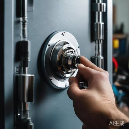 安装锁具，确保保险柜安全