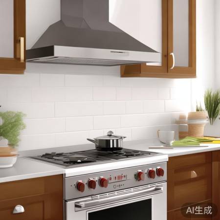 测量厨房墙，确定抽油烟机位