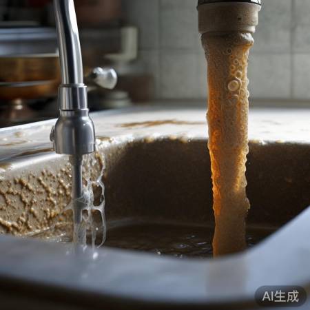 管道变薄,如锅底烧黑。