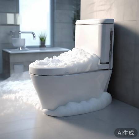 智能马桶泡沫盾，清洁静音神器