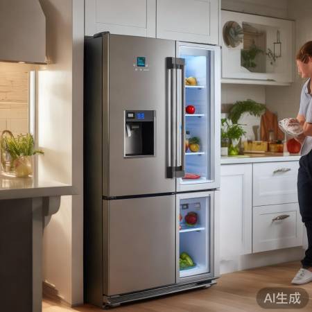 “品克冰箱，速冷保鲜无忧”