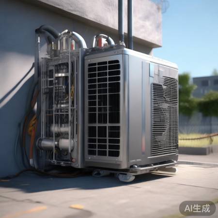 观察室外机细节