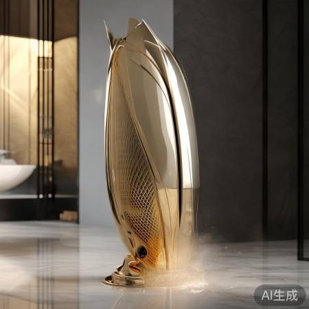 金色金鱼热水器，舒适零冷水