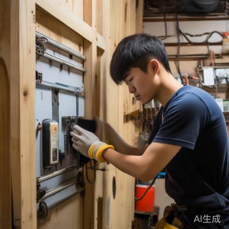 细心安装指纹锁