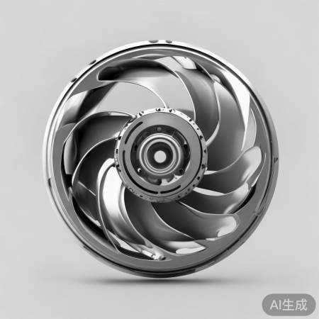 双风机叶轮：正反不同