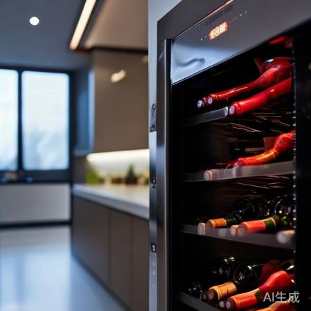 红酒柜保持18度,面子十足