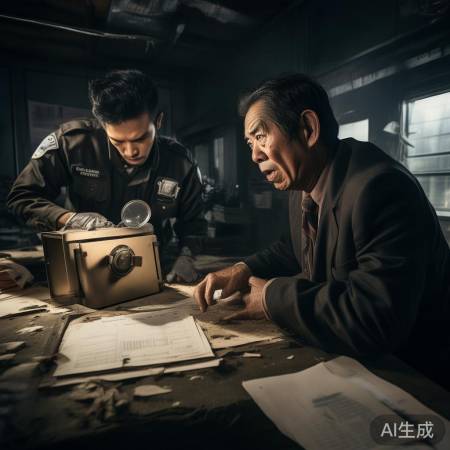 保险柜失窃，警方严密调查