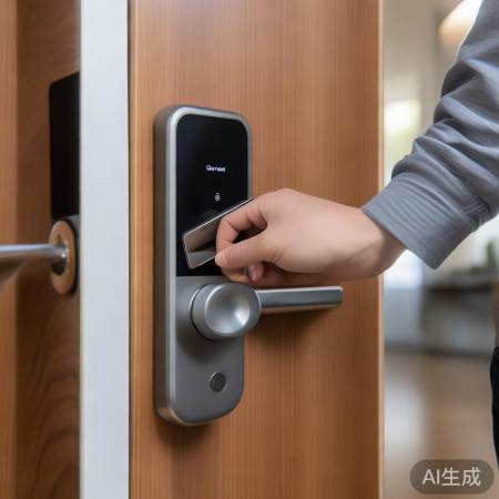 “卡片识别，轻松开门”