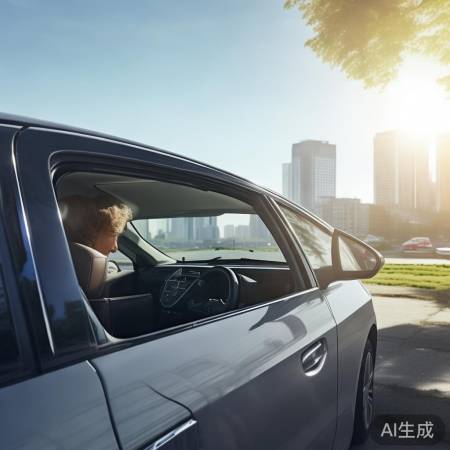 开车窗通风，除味清新