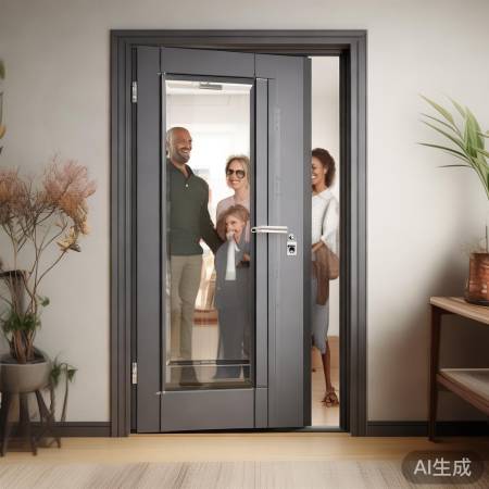 “选宜居防盗门,品质生活必选”