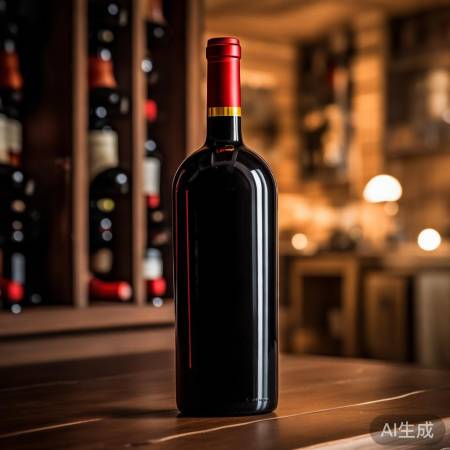 红酒斜放保护瓶底，沉淀口感