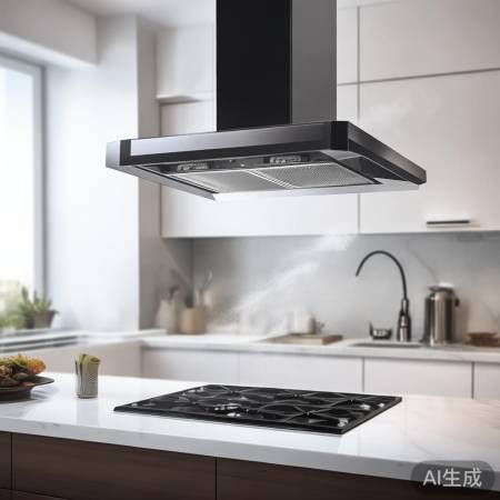 顶吸式油烟机，现代厨房必备