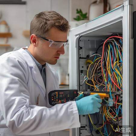 检查温度传感器及电源线