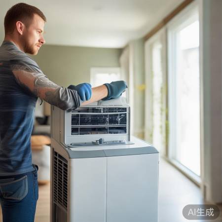 移动空调安装简单易学