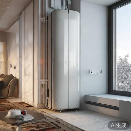 “空气能安装简便，空间大”