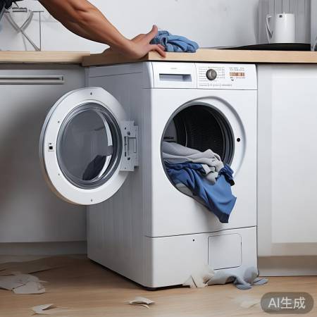 洗衣桶不平衡，重新分配衣物