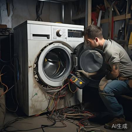 洗衣机嗡嗡响不启动，电路需检修