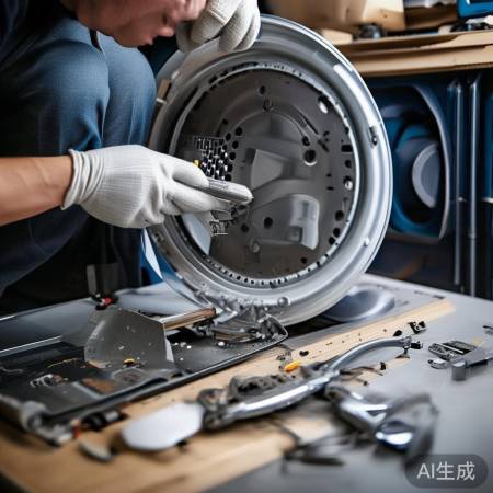 拆洗衣机内桶需耐心细心