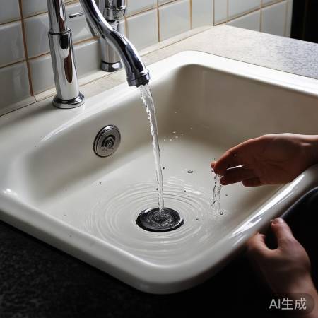 慢慢加水,防溅溢。