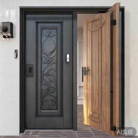 子母门防盗，安全又方便