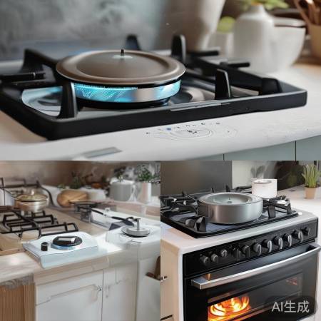 B品牌燃气灶,节能恒温,操作简