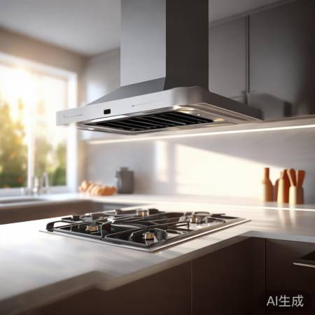 “静音油烟机,厨房好帮手”