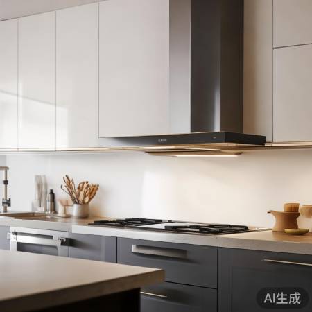 简约侧吸油烟机,百搭不占地