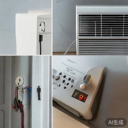 检查空调电源及插头