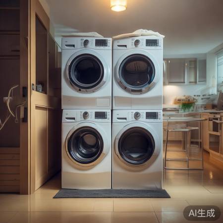 洗衣机叠放防震技巧