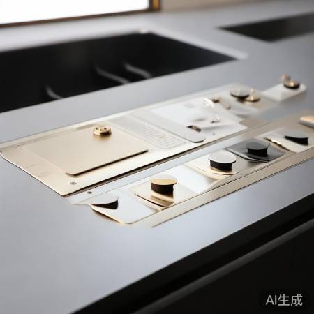 燃气灶开关多彩质感