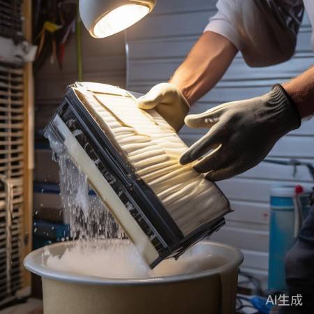 清洗空调过滤网