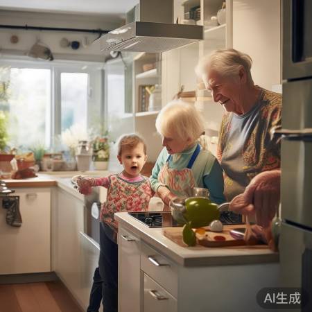 厨房安全,小孩老人更需注意。