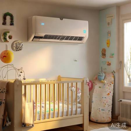 宝宝房空调控温25-28