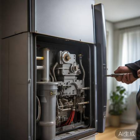 检查壁挂炉,清理或拧紧。